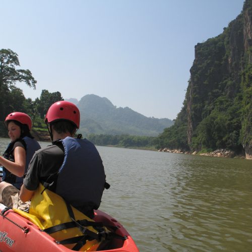 Kayak to Pak Ou Caves & Sunset Cruise the Mekong River  (F14)